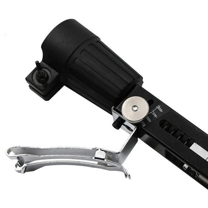 Chain screw gun head accessory for electric screwdriver nail gun conversion
