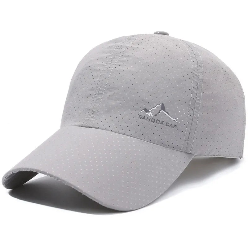 Korean style adjustable baseball cap in dome crown design with polyester fabric