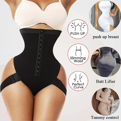 Butt Lifter Control Panties Seamless Shapewear in black and skin tone