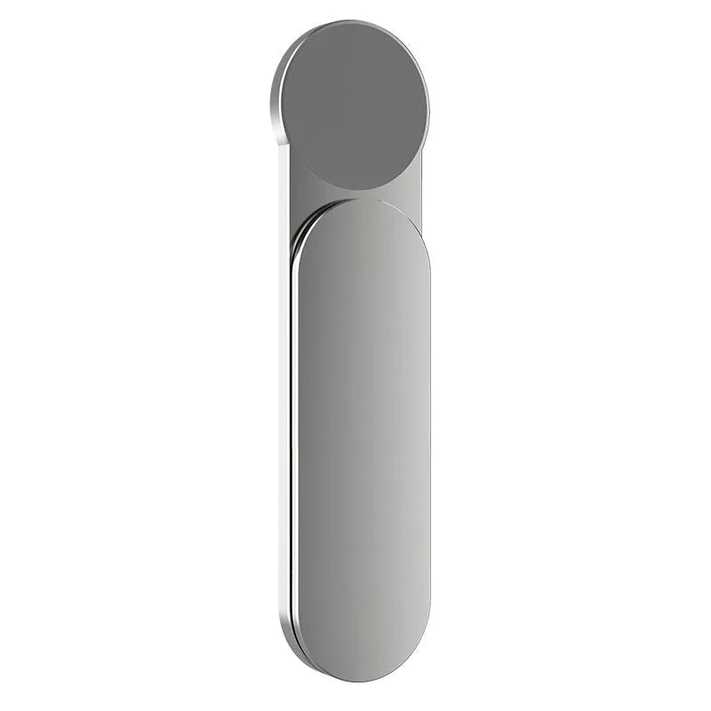 Silver aluminium alloy mobile phone computer dual screen extension bracket with magnetic holder