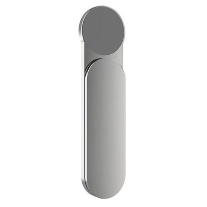 Silver aluminium alloy mobile phone computer dual screen extension bracket with magnetic holder