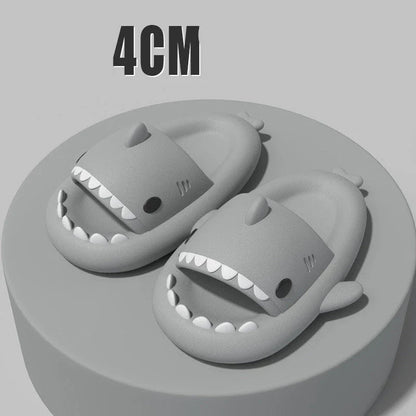 Cozy shark-themed slippers made of premium EVA material for indoor and outdoor wear