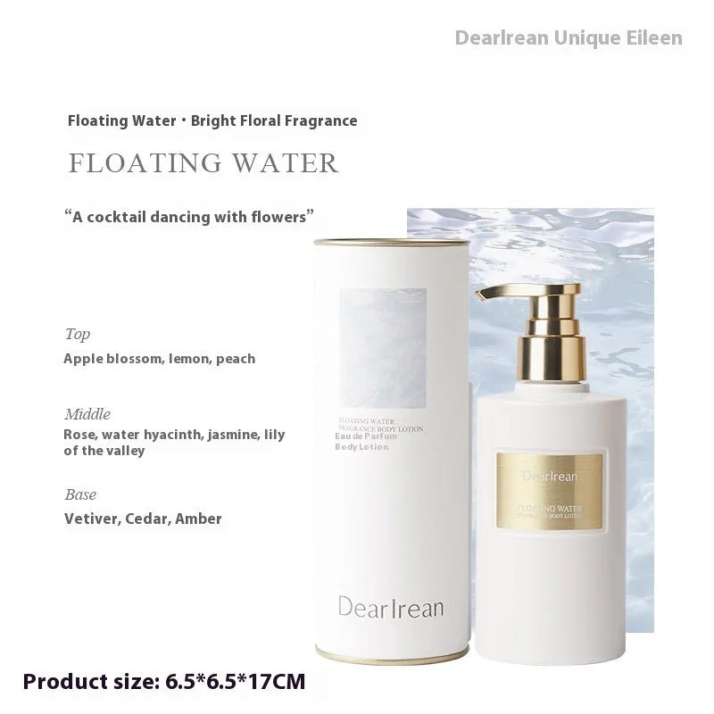 White 250ml body lotion bottle gift set with five fragrance options for dry skin.