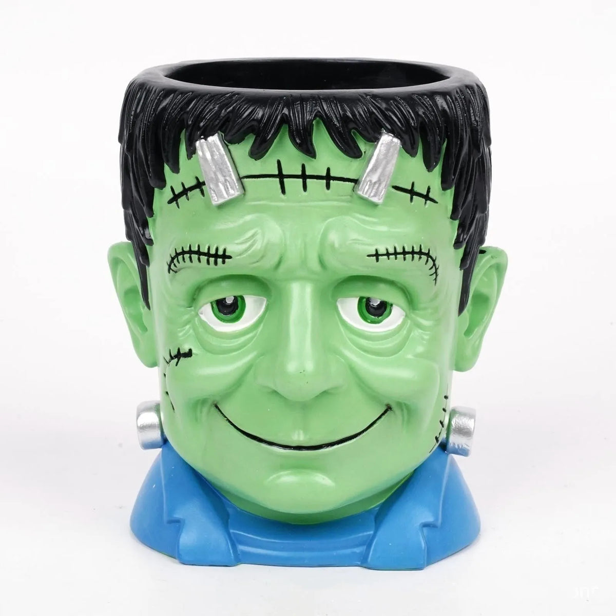 Halloween cartoon resin flower pot decorations in four hand-painted designs