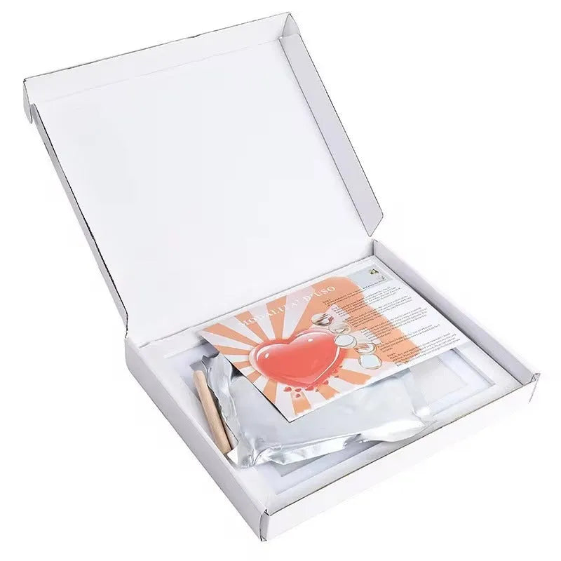 DIY pet memorial photo frame set for creating paw print keepsakes in black or white.
