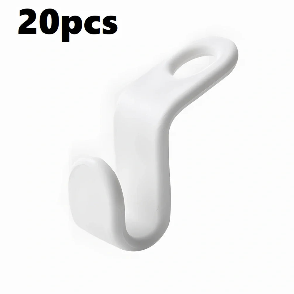 Plastic closet stack hanger rack with 6x2cm PP connectors for vertical garment stacking