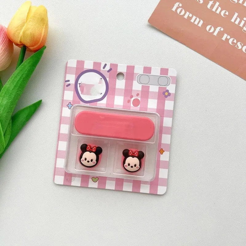 Cartoon-themed plastic magnetic data cable fixer for desktop organisation.