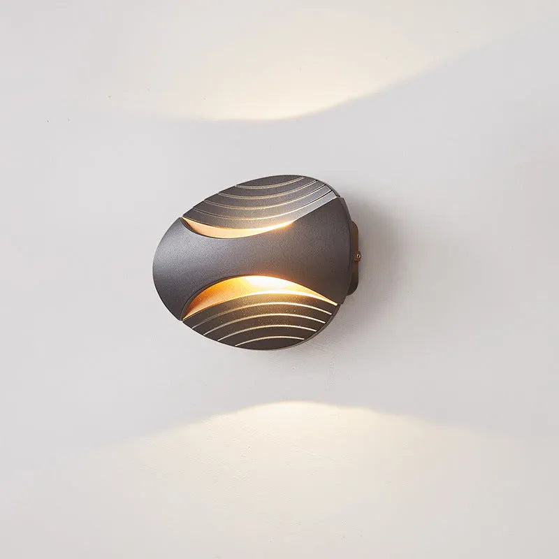 Wall lamp bedside light with 10W LED, aluminium construction and IP65 weather protection, offering three colour temperatures of warm light, neutral light or white light suitable for bedroom bedside, hallway or outdoor use