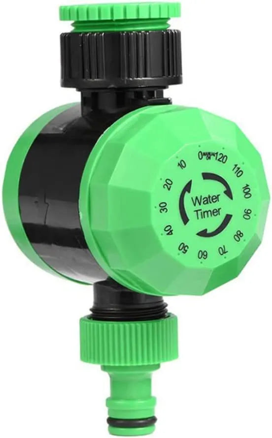 140mm plastic mechanical garden water timer with 120-minute automatic shut-off for faucet or sprinkler use