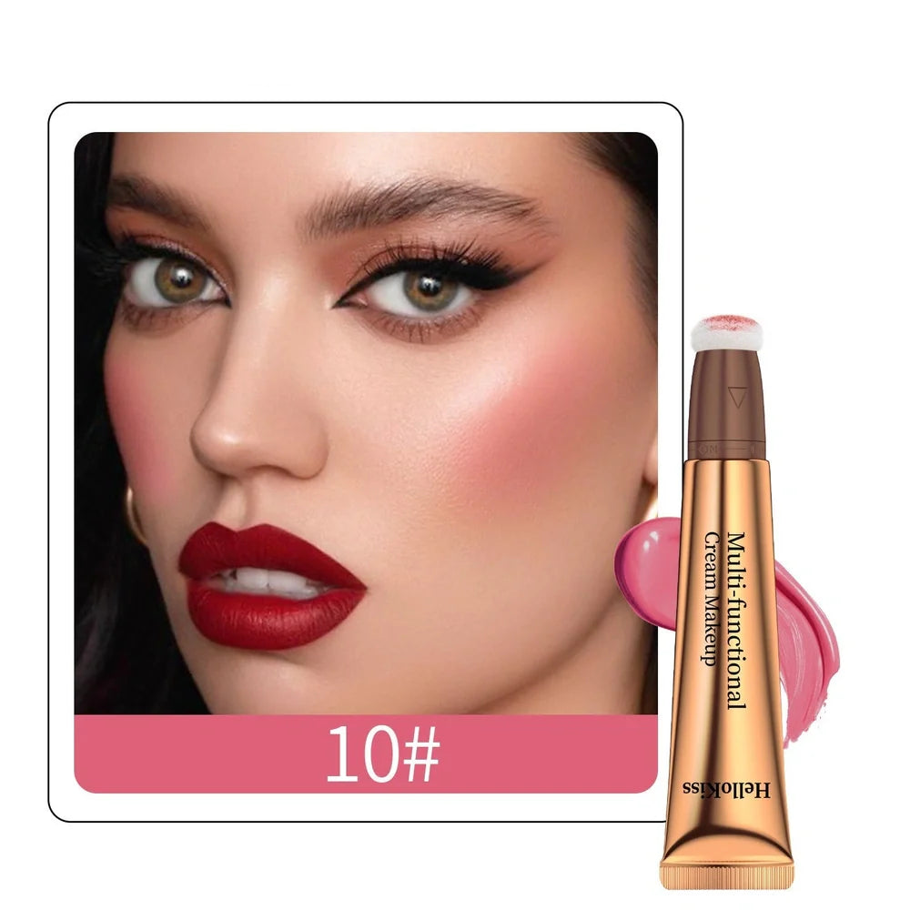 Highlight shading pen with 15ml liquid contour and 1.5cm sponge head applicator