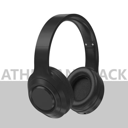 DR58 Bluetooth wireless headset with over-ear design in black colour