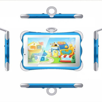 7-inch children's learning tablet in cartoon colours with built-in stand and 3G calling capability