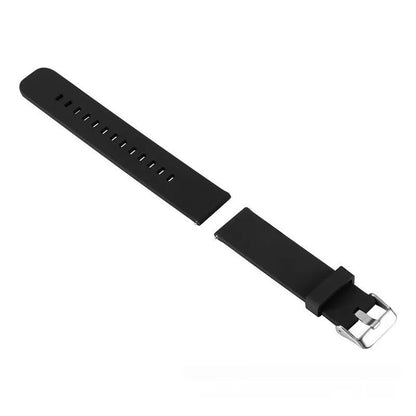 Solid colour silicone replacement strap for Jiaming Forerunner 245 sports watch in seven colour options