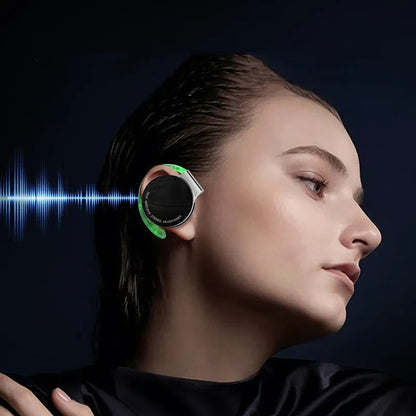 Black and white wireless Bluetooth sports earphones with in-ear ear plug design.