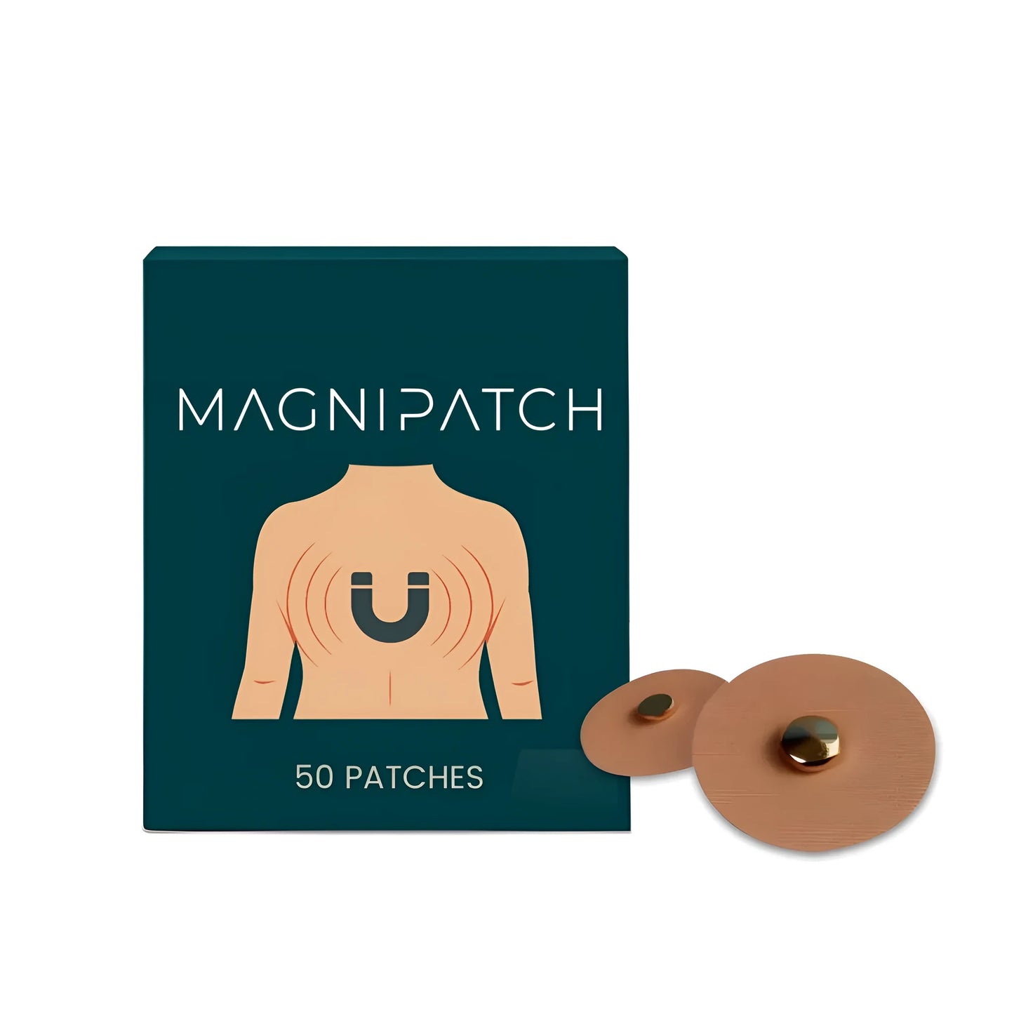 Pack of 50 magnet health patches with traditional botanical ingredients for localised application