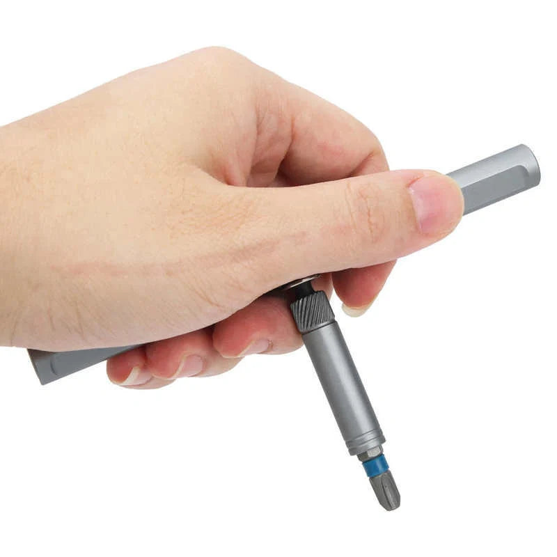 24-in-1 Ratchet Screwdriver Set with S2 alloy steel bits and ergonomic handle
