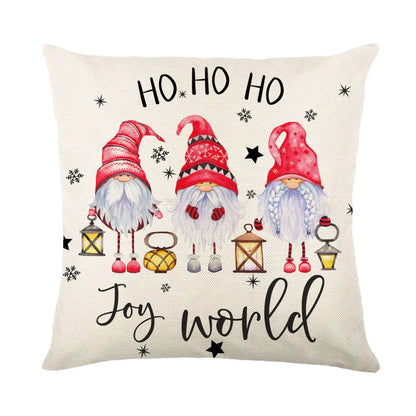 Cozy snowflake throw pillow covers with vibrant holiday designs in multiple color options