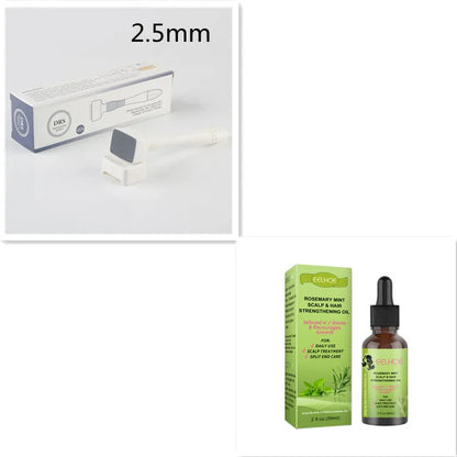 59ml rosemary mint hair growth fluid bottle with natural plant extract formula for scalp massage treatment