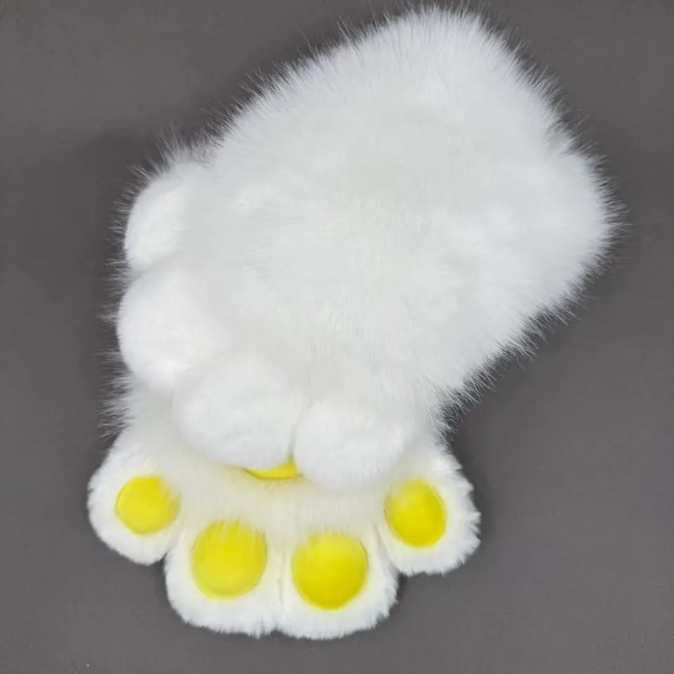 Colourful animal claw cosplay gloves in free size with nylon material and 11 colour options