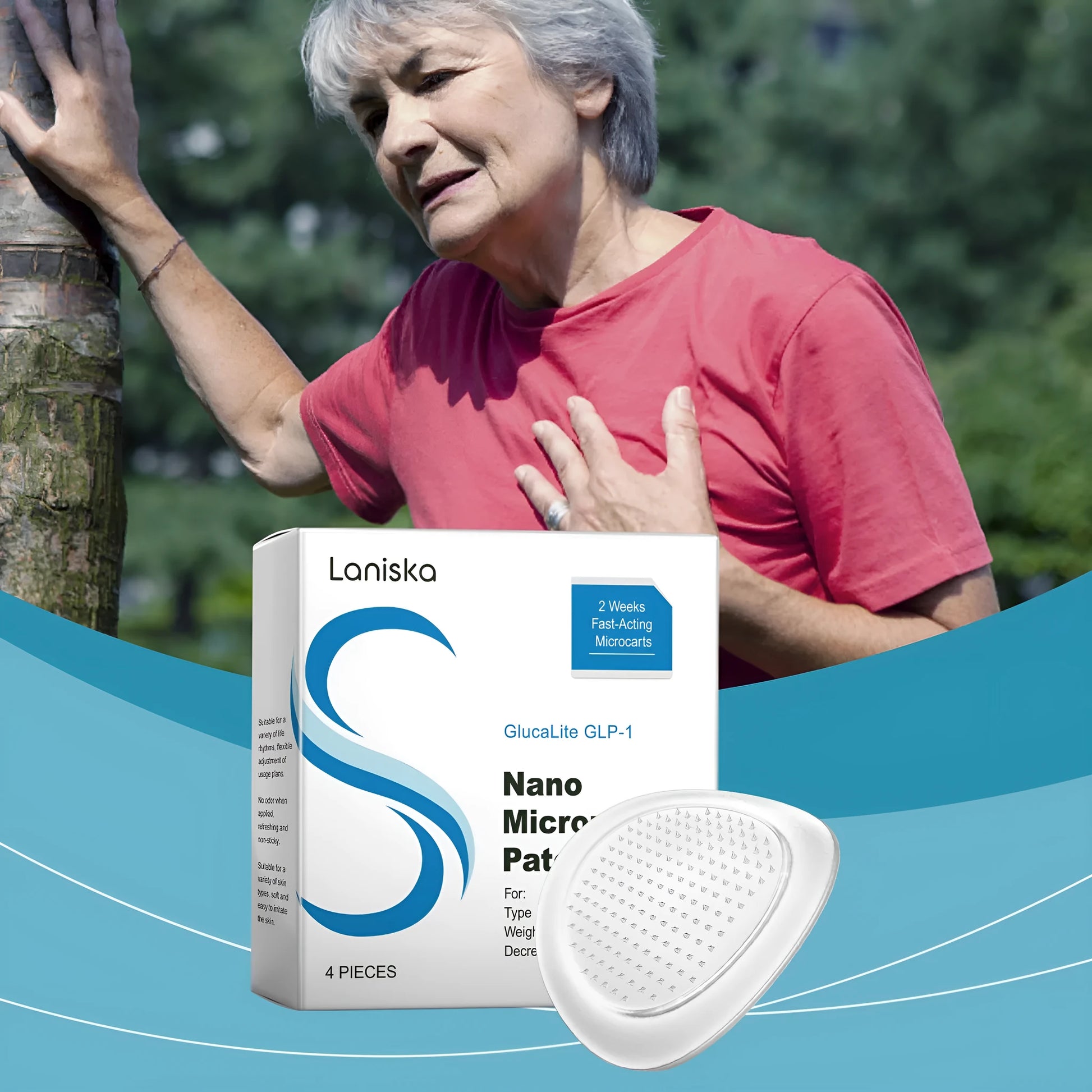Four body nursing adhesive hydrogel bandages with acetyl hexapeptide-8 and cinnamon oil for wound care
