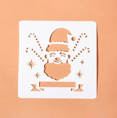 DIY Christmas Hand Tent Album Template Set for festive crafting projects