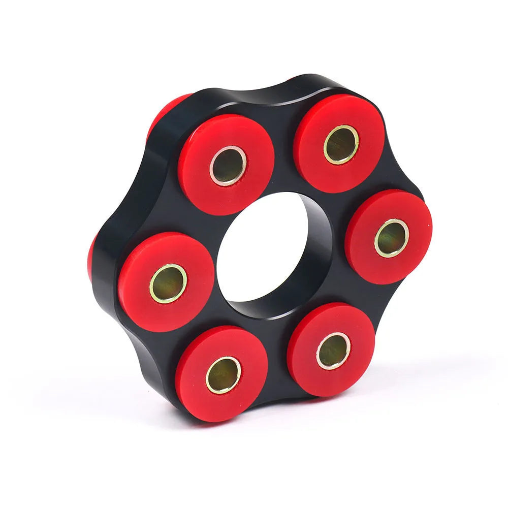 Red polyurethane aluminium drive shaft bracket for BMW E28 533i 535i 535is M5 models