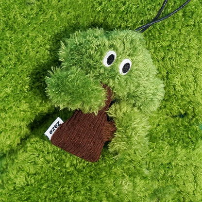 Pine tree cat mint toy bag pendant with grinding surface for biting