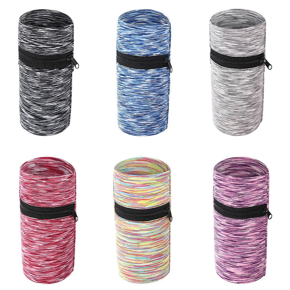 Adjustable large capacity sports arm bag for phones in multiple colours including fluorescent green and striped designs
