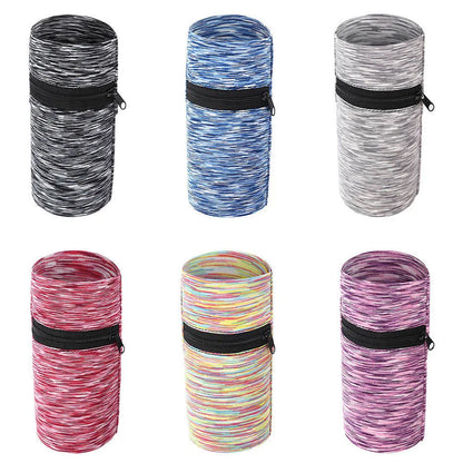 Adjustable large capacity sports arm bag for phones in multiple colours including fluorescent green and striped designs