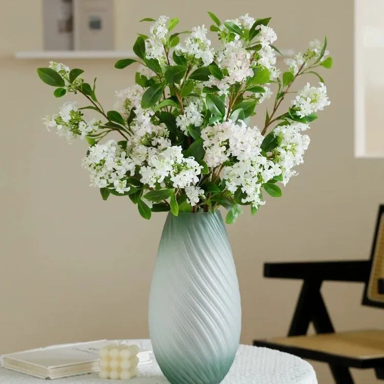 Artificial silk flower table decoration in pink, purple, white, or yellow for living room centrepieces, wedding dresses, photography props, or home clothing displays weighing 50g with realistic simulation blooms