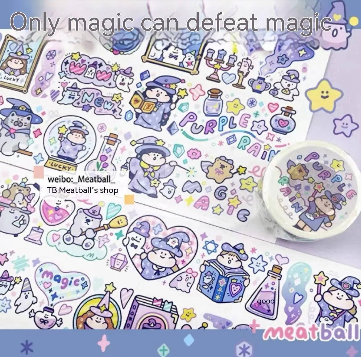 Haemorrhoid tape packaging stickers with cartoon characters, 42 styles, Japanese paper, 5 cm size