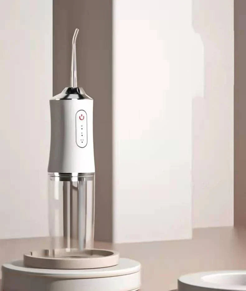 USB Rechargeable Dental Water Flosser with 3 Adjustable Pressure Modes, Large 240ml Tank, and up to 2 Weeks of Battery Life