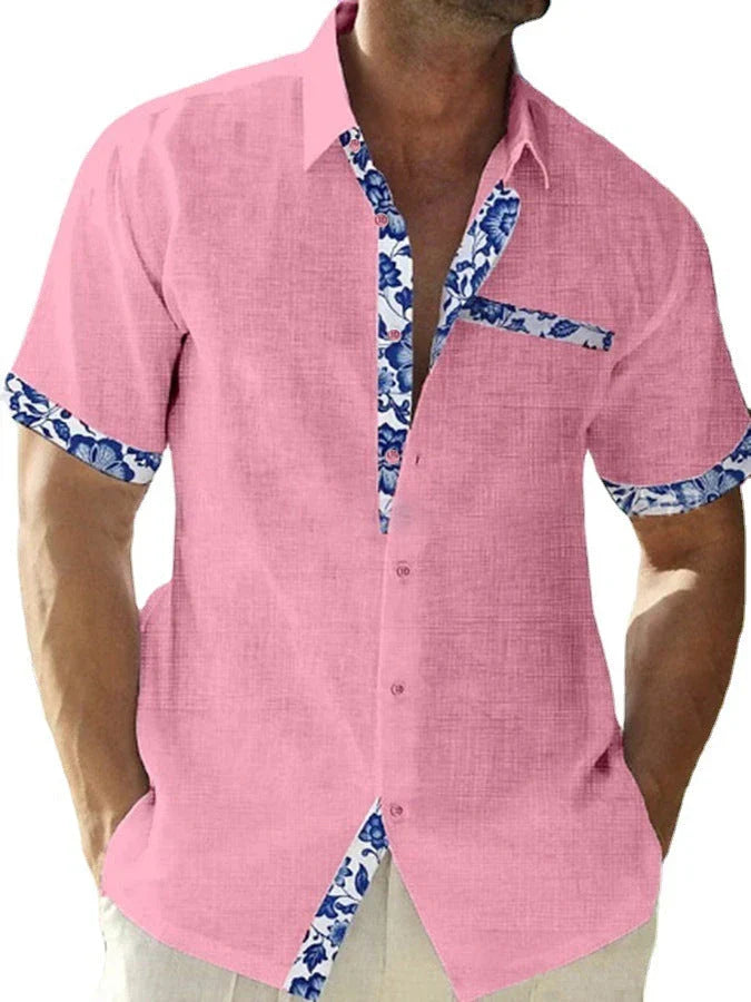 Comfortable, breathable polyester summer shirts in a variety of seaside-inspired colours and relaxed silhouettes