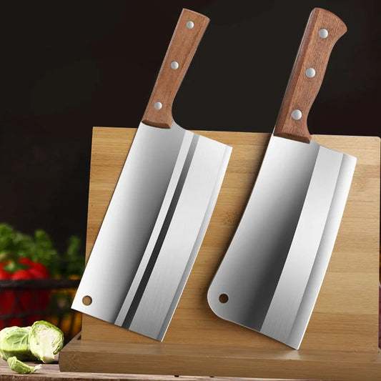 Premium stainless steel kitchen knife with modern design and ergonomic handle