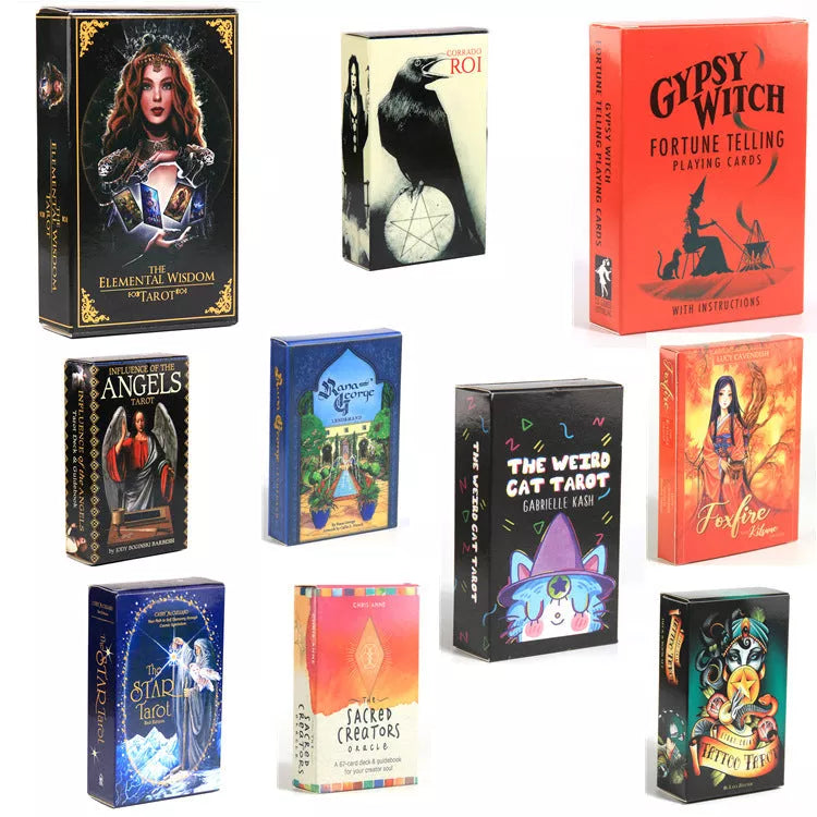 English Tarot Oracle Card Prism Card set with 44-78 cards on coated paper
