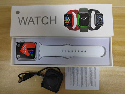 GT20 smartwatch with alloy case and silicone strap on a wrist, displaying heart rate data on its screen.