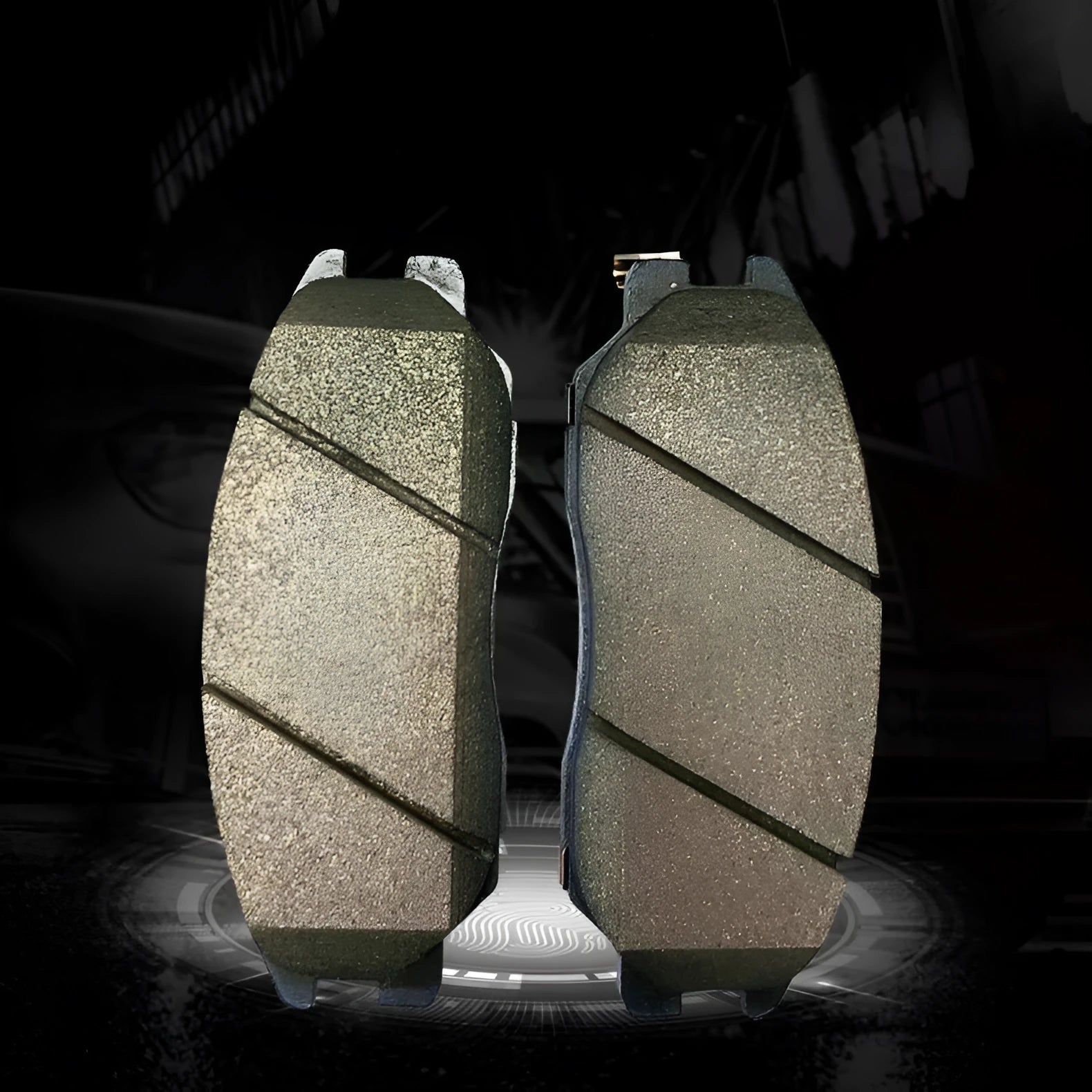 Aiteng Kyron Rester brake pad set with metal accessories for direct fitment