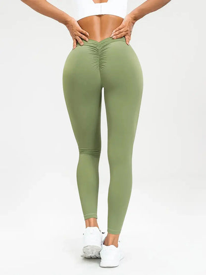 Women's high-waist yoga pants in various vibrant colors designed for comfort and style