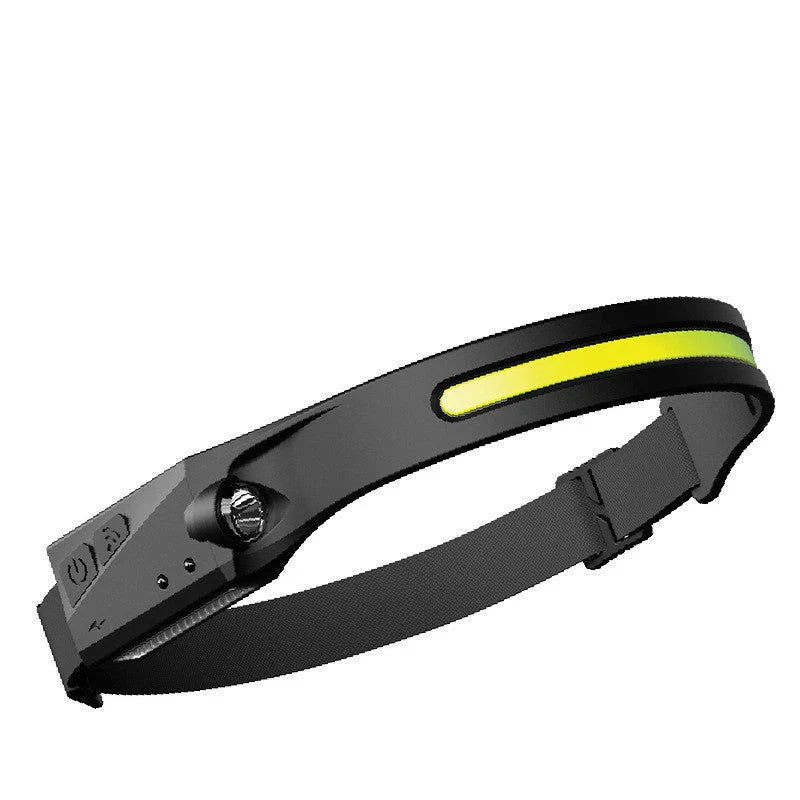 A versatile LED headlamp with a wide-angle beam, long-range side lighting, and hands-free operation for outdoor adventures