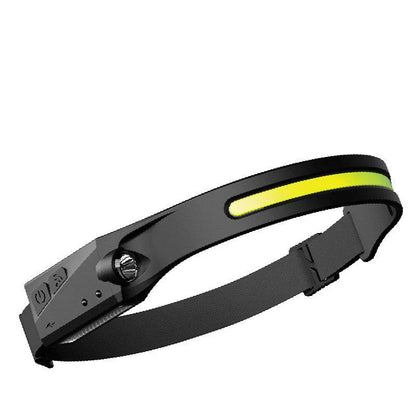 A versatile LED headlamp with a wide-angle beam, long-range side lighting, and hands-free operation for outdoor adventures