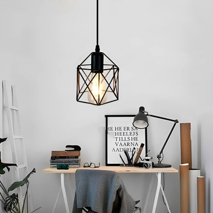 American country style decorative LED string lights with iron shade measuring 150x140mm