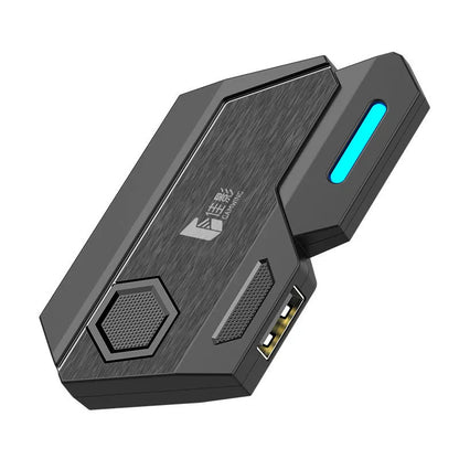 Black Gamwing Jiaying keyboard mouse converter for mobile gaming with USB port