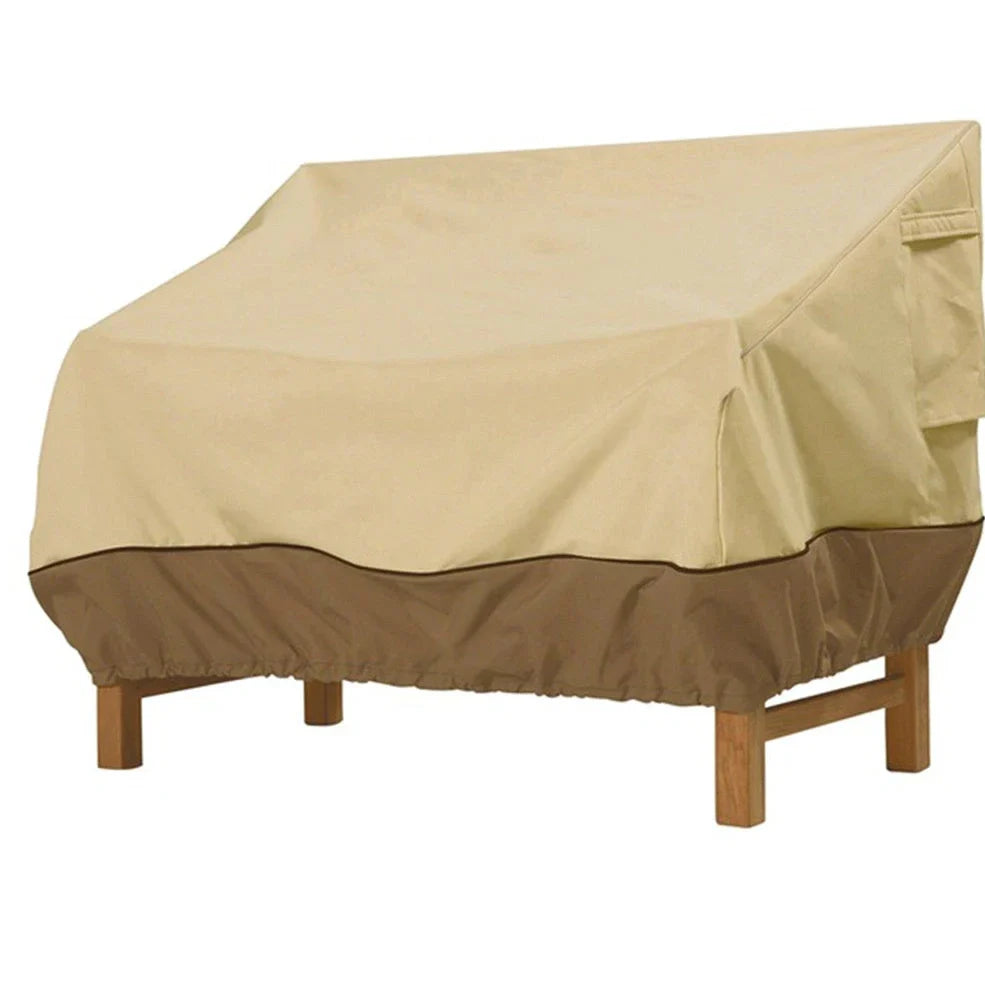 Yellow three-dimensional cloth furniture dust cover, sizes 147x83x79cm small to 224x83x84cm large, for rain and sun protection