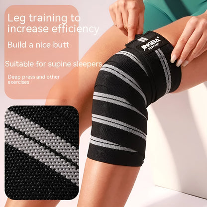 Adjustable adult knee pads for sports protection in blue, grey, red, and yellow colour options