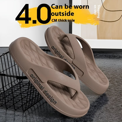 Men's injection moulded EVA beach flip flops in multiple colour options