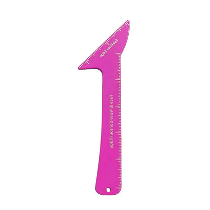 Pink and LaserFX coloured 3-in-1 eyeliner stencils for hooded eyes with winged liner and contour guides