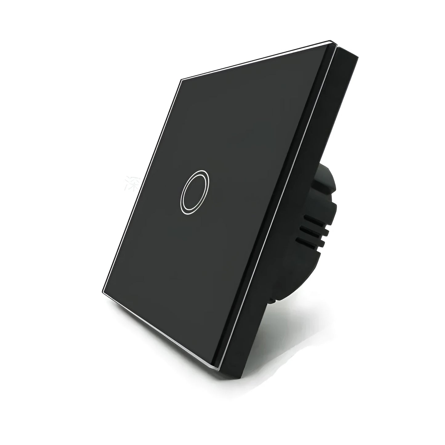 86mm touch switch with tempered glass panel for low power lighting in UK homes