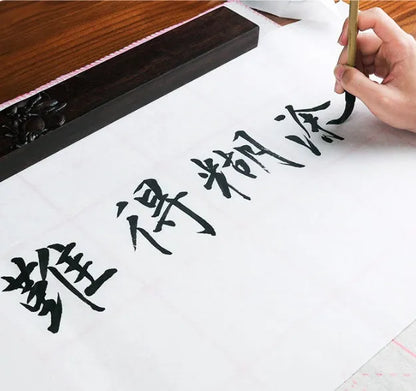 Pack of 100 large Liupintang health promotional paper sheets in three display sizes.
