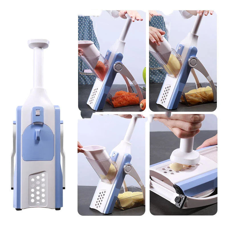 Multifunctional Vegetable Slicer and Chopper - Versatile Kitchen Tool for Slicing, Dicing, and Shredding Fruits and Vegetables