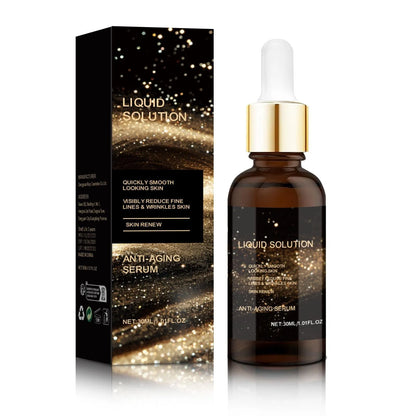 30ml facial moisturising solution bottle with hyaluronic acid formulation